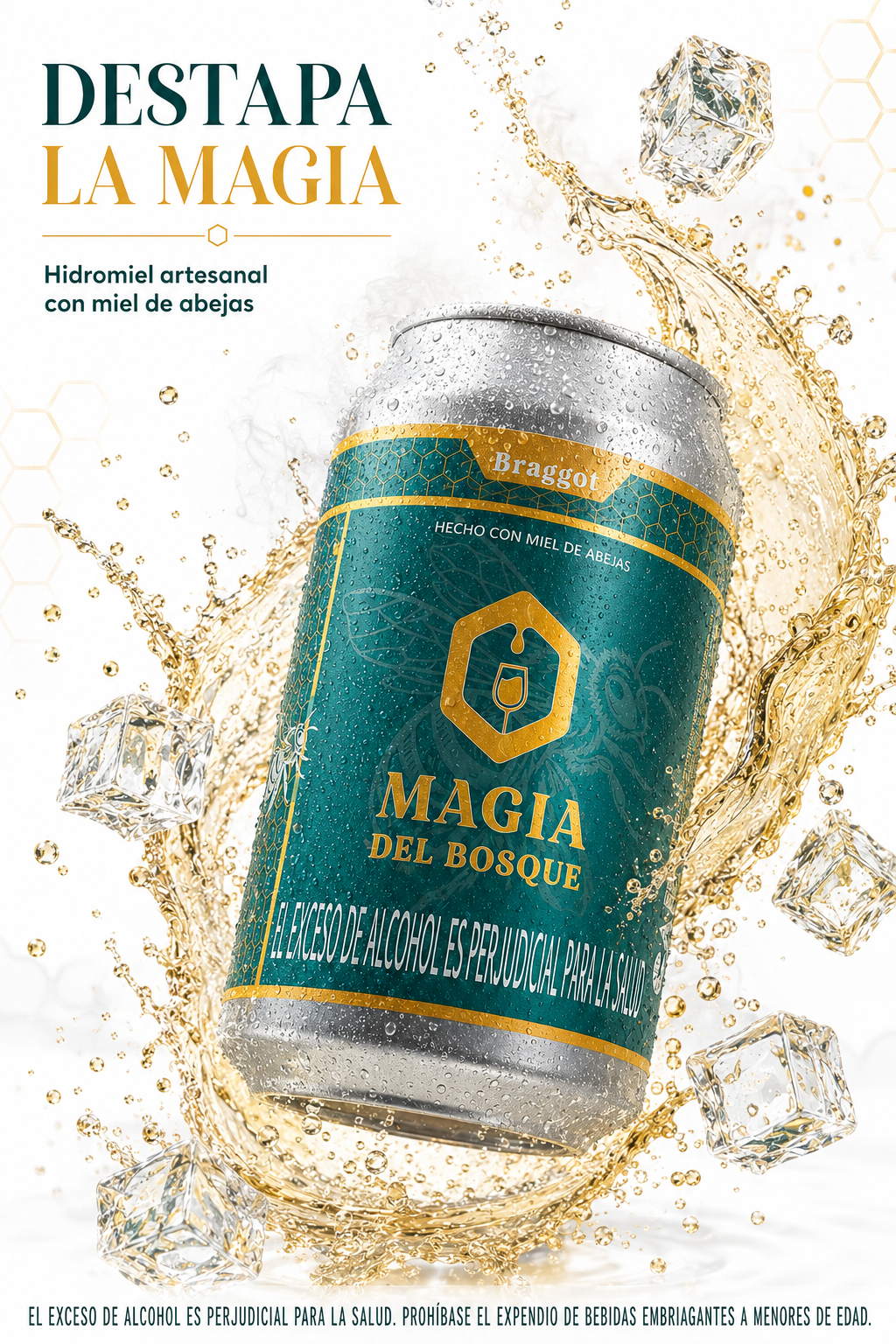 Pieza publicitaria Frescura Blanca de Magia del Bosque